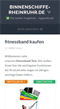 Mobile Screenshot of binnenschiffe-rheinruhr.de