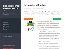 Tablet Screenshot of binnenschiffe-rheinruhr.de